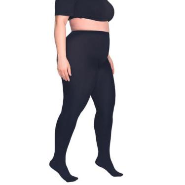 Imagem de Meia calça Opaca Rashel Loba Lupo (17613-001) Plus Size, Preto, XXG