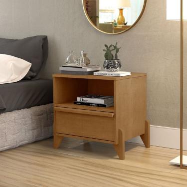 Imagem de Mesa de Cabeceira 52cm X 56cm Premiere Freijó Marrom