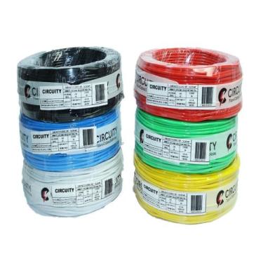 Imagem de Fio 6mm 25 Metros Cabo Flexivel 6mm RR Fios e Cabos - Sem marca, Preto
