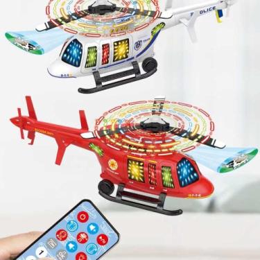 Imagem de Brinquedo Helicóptero Resgate Com Luz E Som Sortido Domni