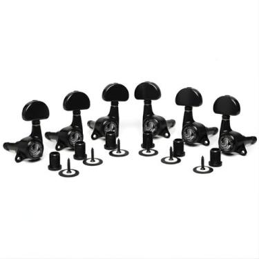 Imagem de Tarraxas Tarrachas Com Trava Thida Para Guitarra Les Paul Violão Aço 3