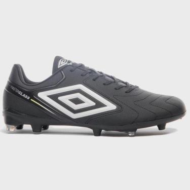 Imagem de Chuteira Masculina Campo Master Class Club Preto Lima Umbro U01FB00471-126-Masculino