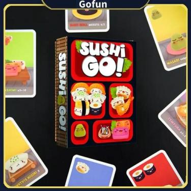Imagem de Jogo de cartas Gamewright Sushi Go! Escolha e passe de 2 a 5 jogadores