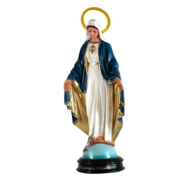 Imagem de Imagem Nossa Senhora das Graças 30cm Original Artesanato Costa