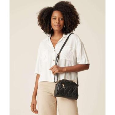 Imagem de Bolsa Transversal Crossbody Feminina Matelassê Marisa-81295, UN, Preto
