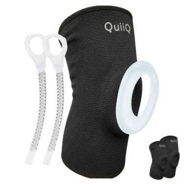 Imagem de Joelheira Estabilidade Compressão Silicone Metal QuiiQ - Quiiq Sports,