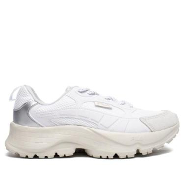Imagem de Tênis Feminino Fila Destroyer Tratorado Branco/Cinza, Branco, Cinza, 3