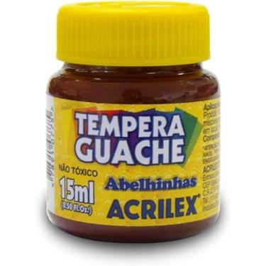 Imagem de Tinta Tempera Guache 15ml Marrom 531 Acrilex Tinta Tempera Guache 15ml
