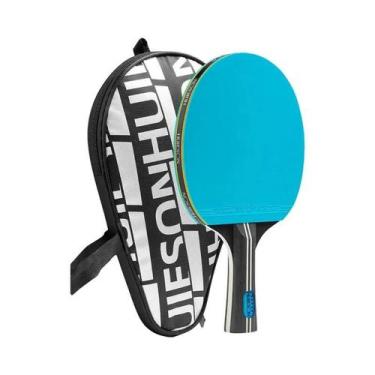 Imagem de Conjunto De Raquetes De Tênis De Mesa Coloridas HUIESON Com Bolsa De T