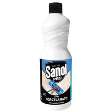 Imagem de Limpa Porcelanato Sanol Pro - Detergente Concentrado para Superfícies 