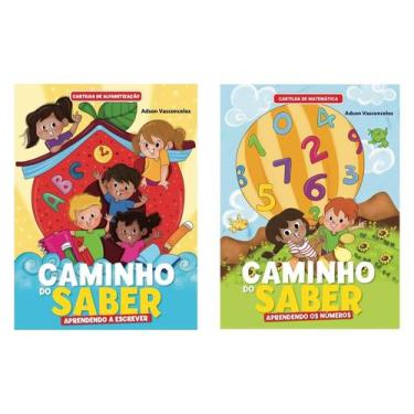 Imagem de Kit 2 livros - cartilha caminho do saber - aprendendo a escrever + car