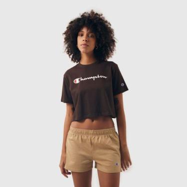 Imagem de Camiseta cropped champion athletic classic script logo ink, M