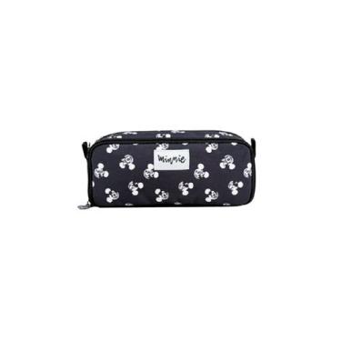 Imagem de Estojo Escolar Minnie Mouse Teen 11967 Preto - Luxcel