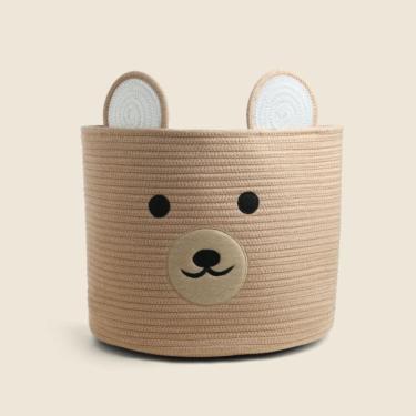 Imagem de Cesto Teddy Redondo 36x31cm - A\BABY