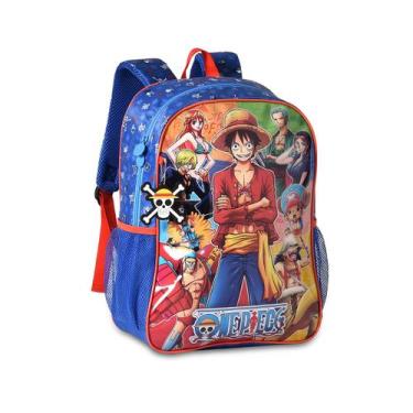 Imagem de Mochila One Piece De Costas Meninos Escolar Luffy Infantil - Clio Styl