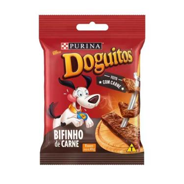 Imagem de Petisco Doguitos Bifinho de Carne para Cães Purina Pacote 65g
