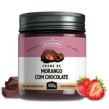 Imagem de Creme Chocolate com Morango - 450g - Nutríssima
