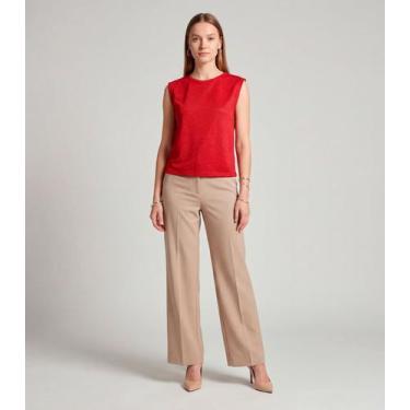 Imagem de Regata Feminina Básica Infinita Cor Vermelho, GG, Vermelho