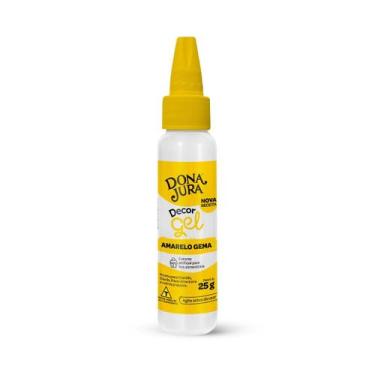Imagem de Corante em Gel Amarelo Gema DecorGel 25g Dona Jura