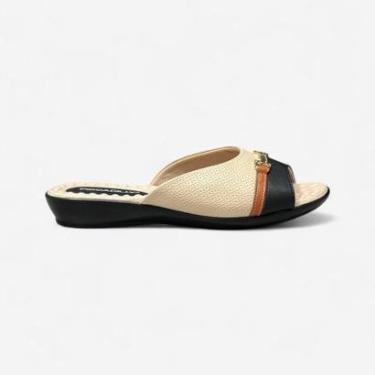 Imagem de Tamanco Piccadilly Slide Bege-Feminino