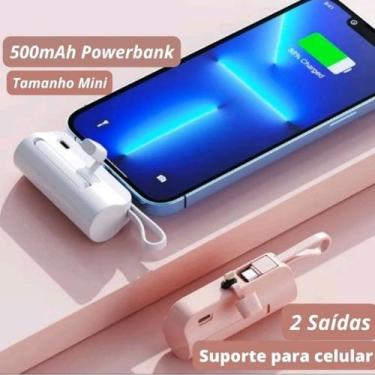 Imagem de Mini carregador Portátil de bolso Power Bank 10000Mah