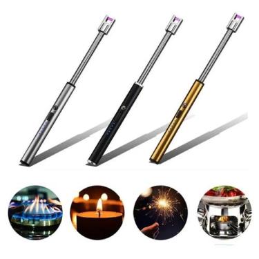Imagem de Kit 2 Acendedor Elétrico Recarregável Usb Para Fogão Plasma - PS TECH