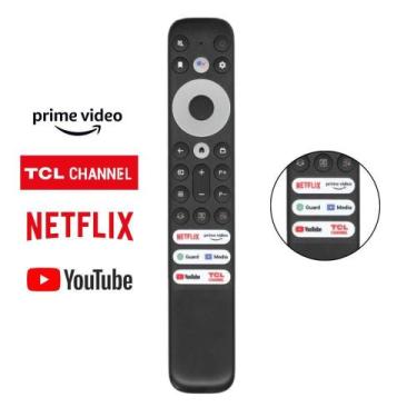 Imagem de Controle Remoto Para TCL Smart TV 4K Netflix Youtube Rc902v - fbg 9184
