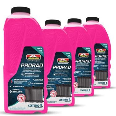 Imagem de Kit Aditivo de Radiador Proauto PRORAD com 4 Lts