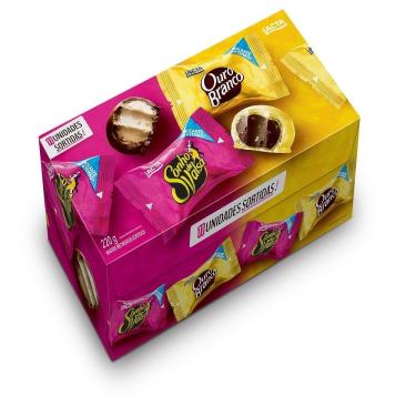 Imagem de Chocolate Lacta Sonho de Valsa e Ouro Branco Sortidos 220g
