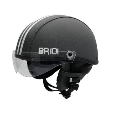 Imagem de Capacete Coquinho Scooter Elétrica Bike Skate Patinete BR 101 Premium Viseira Cristal