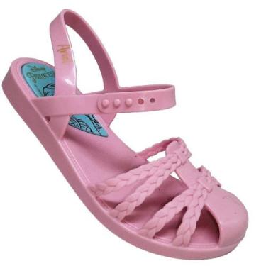Imagem de Sandália Disney Princesas Fun Glasse 21444 - Grendene, Rosa, 32/33