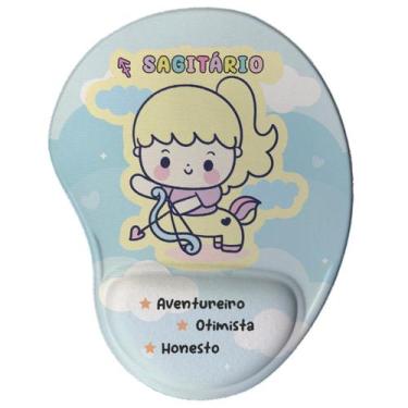 Imagem de Mouse Pad Ergonômico Signos Zodiaco Kawaii - Geek Vip, Sargitário