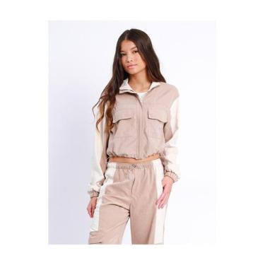 Imagem de Jaqueta Corta Vento Infantil Menina Poah Noah, 20, Creme