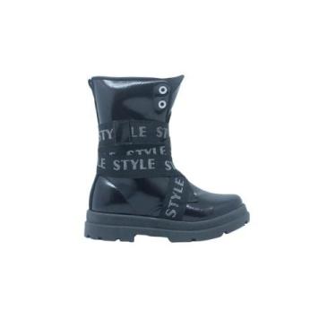 Imagem de Bota kidy infantil menina fanfik style 363-0004, Preto, 29
