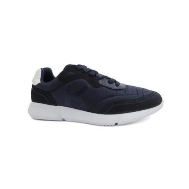Imagem de Tenis Kildare Casual 1012.395 Marinho/Branco/Preto, 42, Marinho, Branc