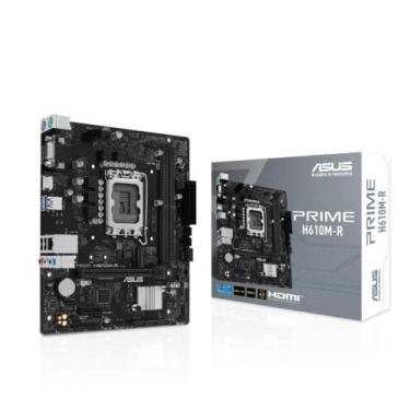 Imagem de Placa Mãe Asus Prime H610M-R Ddr5 Lga 1700 Matx M.2 Nvme Hdmi Display 