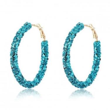 Imagem de Brinco em STRASS azul - MORANA bijou