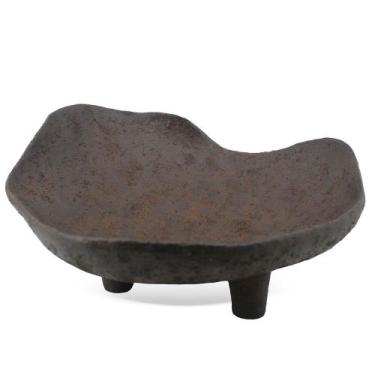 Imagem de Centro de Mesa Decorativo Rústico em Resina Preto 38cm TMN3022 BTC