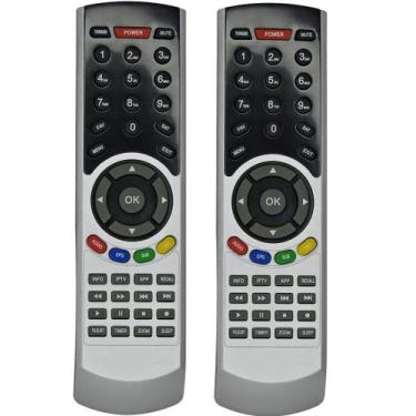 Imagem de kit 2 Controles Remoto para Receptor Alphasat Nexum HD - sky