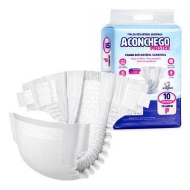 Imagem de Fralda Geriátrica Descartável Aconchego Alta Absorção 10 Un - Aconcheg