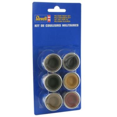 Imagem de Kit Com 6 Latas De Tinta Sintética Para Militaria 32341 Revell 32341
