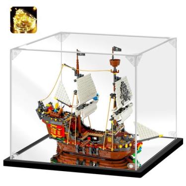 Imagem de Vitrine Instnovny 50x30x40 cm Acrílico com Moldura Preta