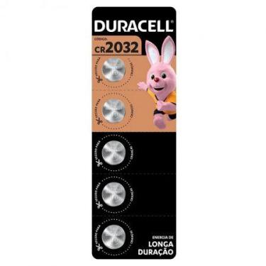 Imagem de Bateria lítio 3 volts CR2032 com 5 unidades - Duracell