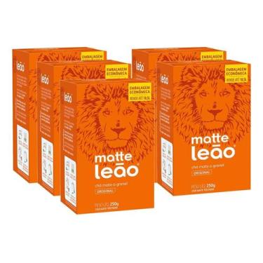 Imagem de Chá Matte Leão Mate Original Em Ervas 250g Kit 5, Bebida Quente Fria S