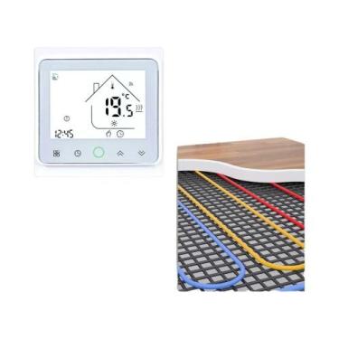 Imagem de Termostato WiFi Inteligente Para Controle De Aquecimento De Piso Elétr