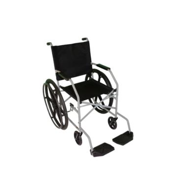 Imagem de Cadeira de rodas jeri pneu inflável preta - carone