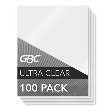 Imagem de Swingline GBC Folhas laminadas térmicas, tamanho ofício, 3 mm, HeatSeal UltraClear, pacote com 100 (3745011)
