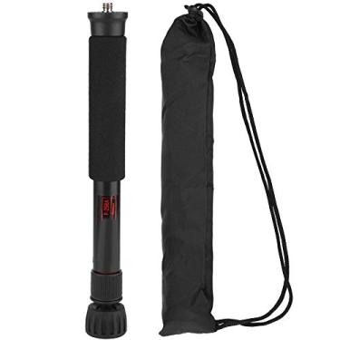 Imagem de Mini monopé de câmera de 121 cm, monopé portátil de altura ajustável, suporte para bastão de selfie para câmera DSLR sem espelho, flash, celular (P-256A)