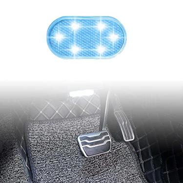 Imagem de Hlily 1 Peça Luz Interior Do Carro Lâmpada De Leitura Teto Teto Automático Led Estilo Carro Luz Noturna Mini Luz De Carregamento Usb Para Carro 5V
