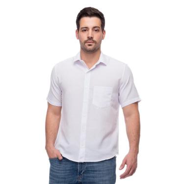 Imagem de Camisa Social Manga Curta Slim Teodoro Masculina Leve